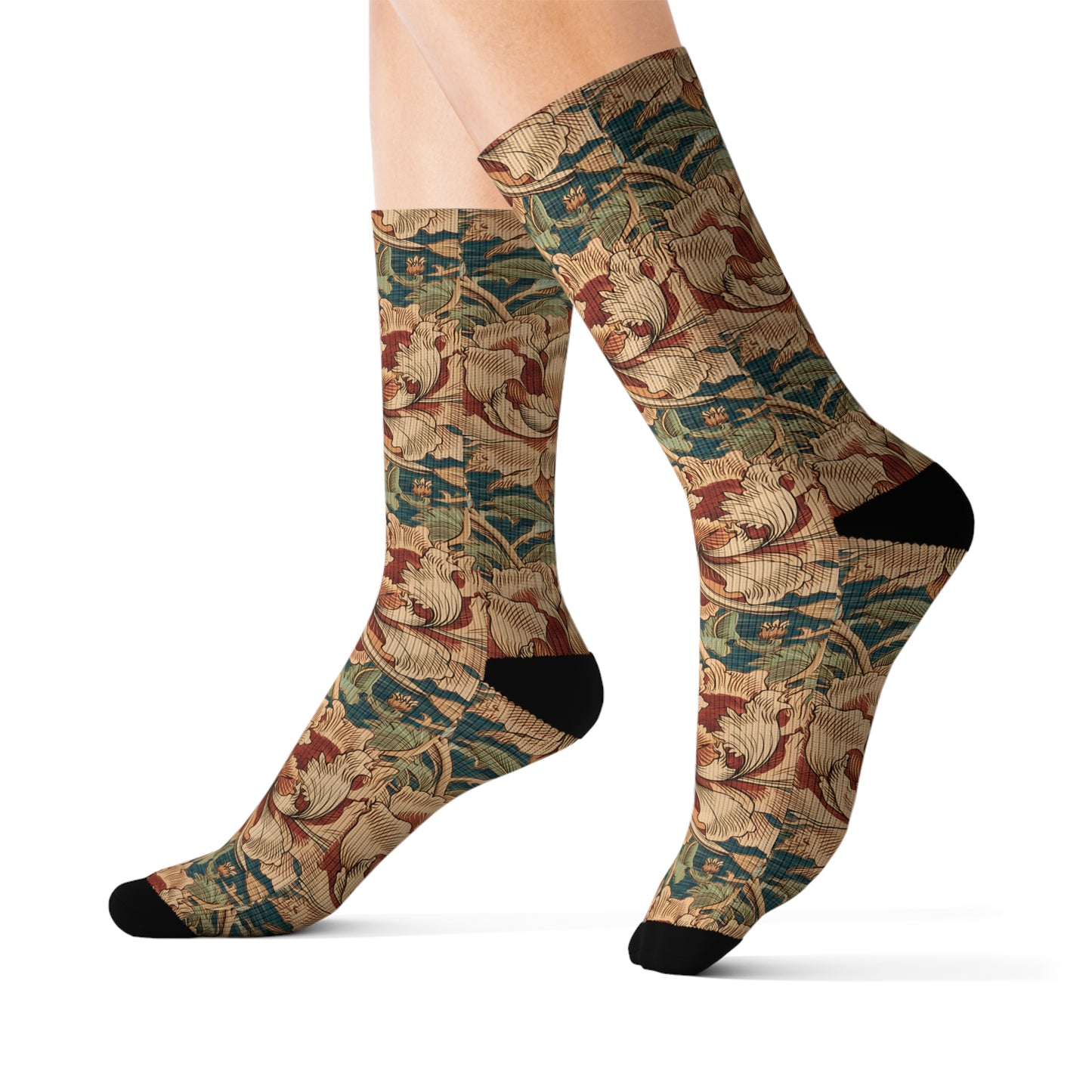 William Morris Sublimation Socks