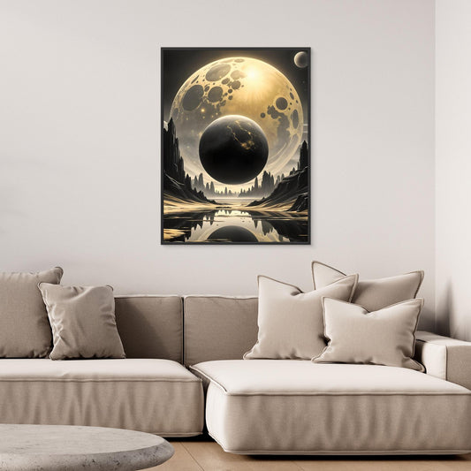 Mysterious Planet — Framed Canvas Print
