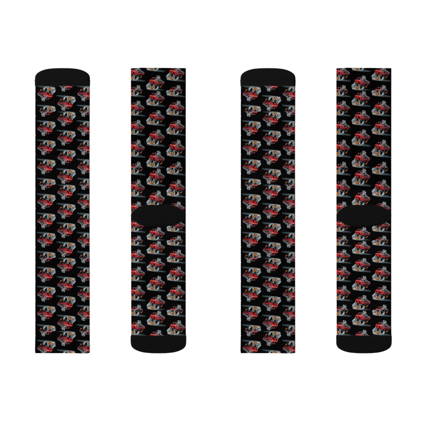 Charger Muscle Car Sublimation Socks