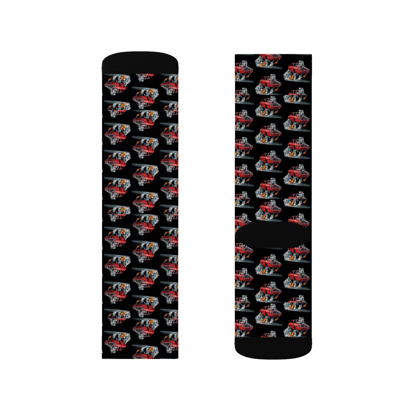 Charger Muscle Car Sublimation Socks