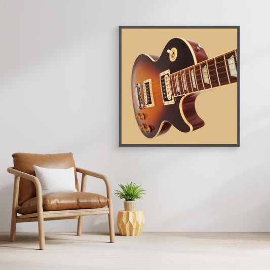 Classic Les Paul — Framed Canvas Print