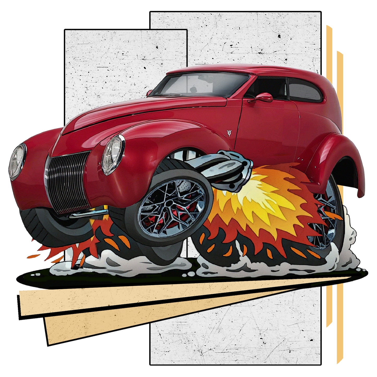 1938 Ford Deluxe Hot Rod - Image