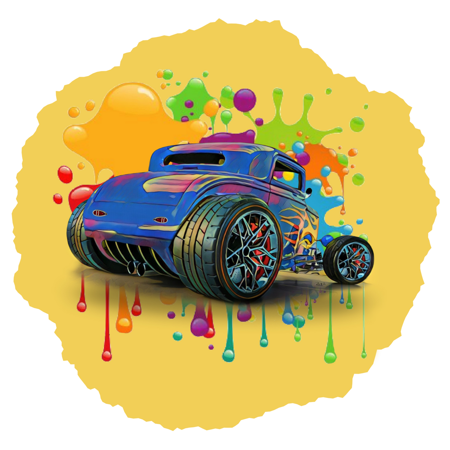 Colorful Hot Rod - Image