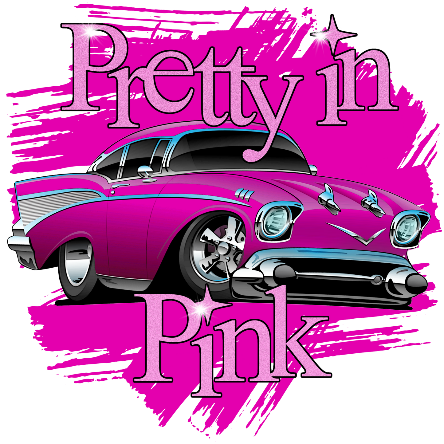 Pretty in Pink - 1957 Chevy - Image