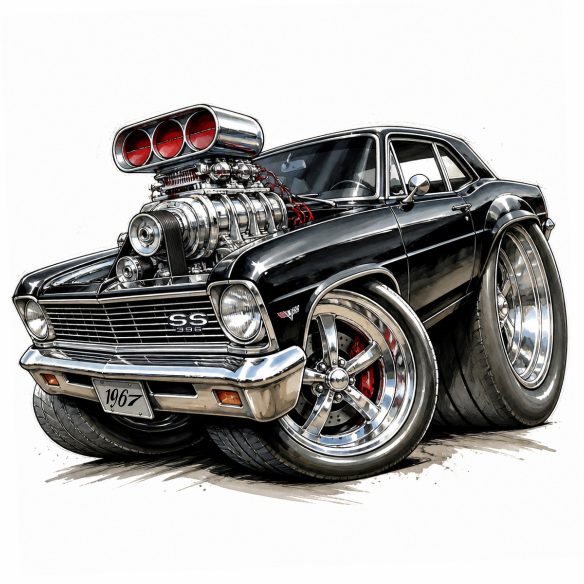 The Car-Tooned Garage T-Shirts