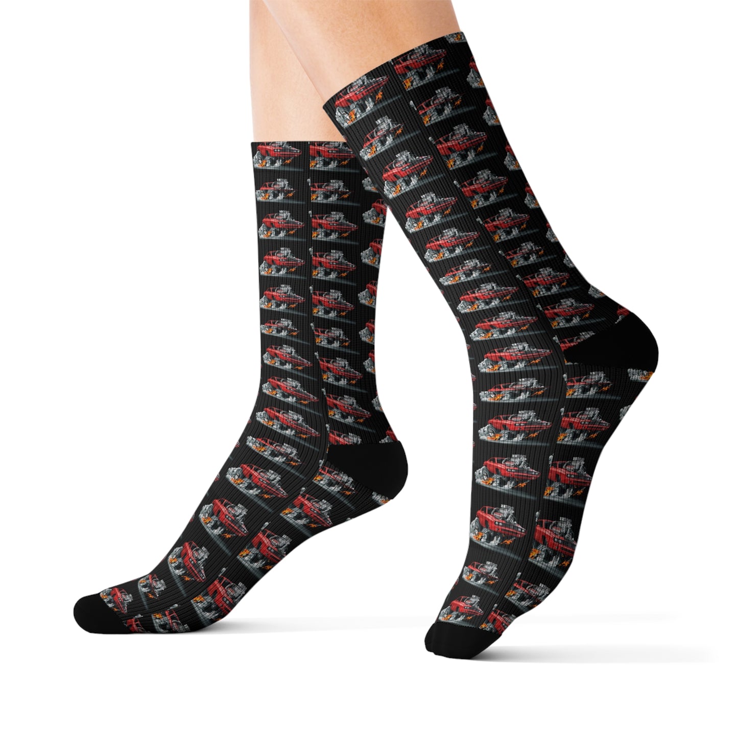 Charger Muscle Car Sublimation Socks