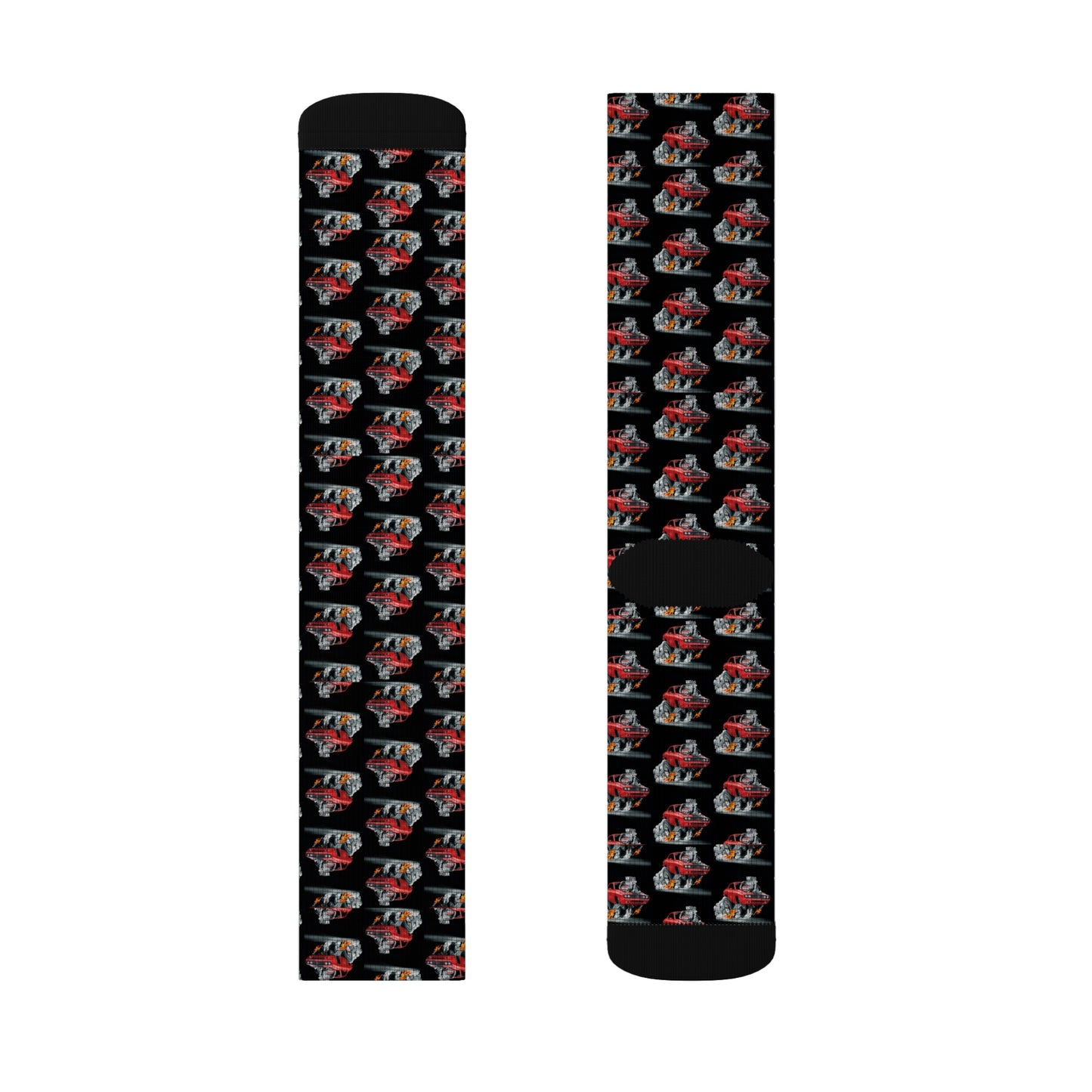 Charger Muscle Car Sublimation Socks