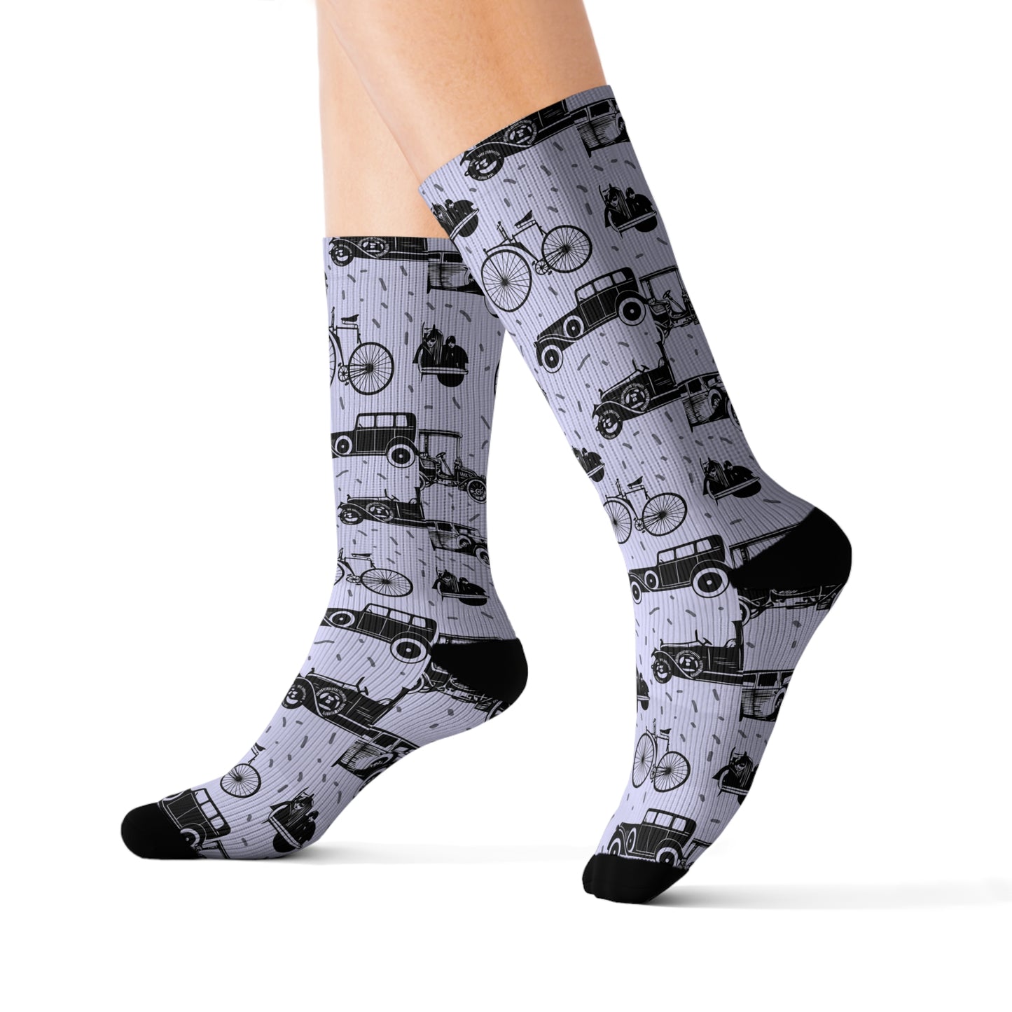 Vintage Classic Cars Socks