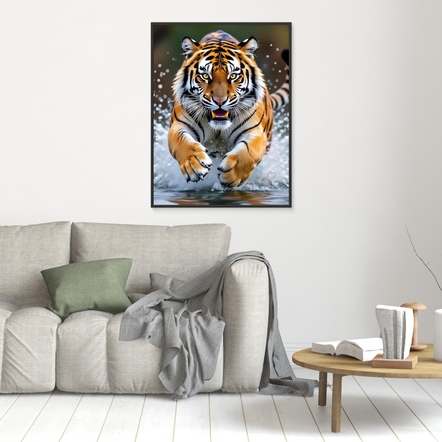 The Mighty Tiger - Canvas Wall Art