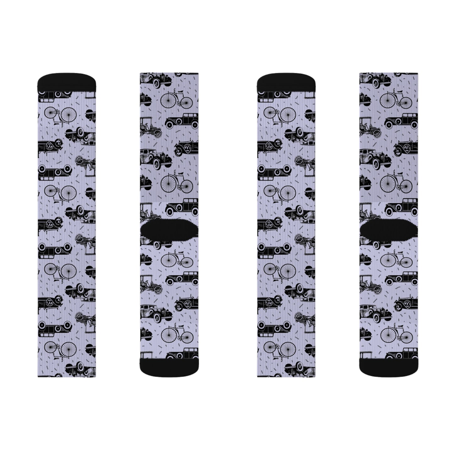 Vintage Classic Cars Socks