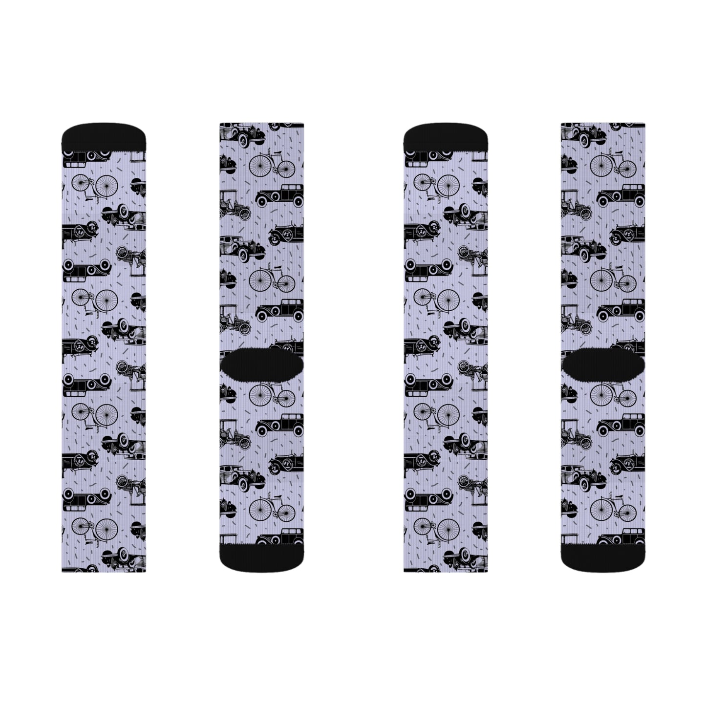 Vintage Classic Cars Socks