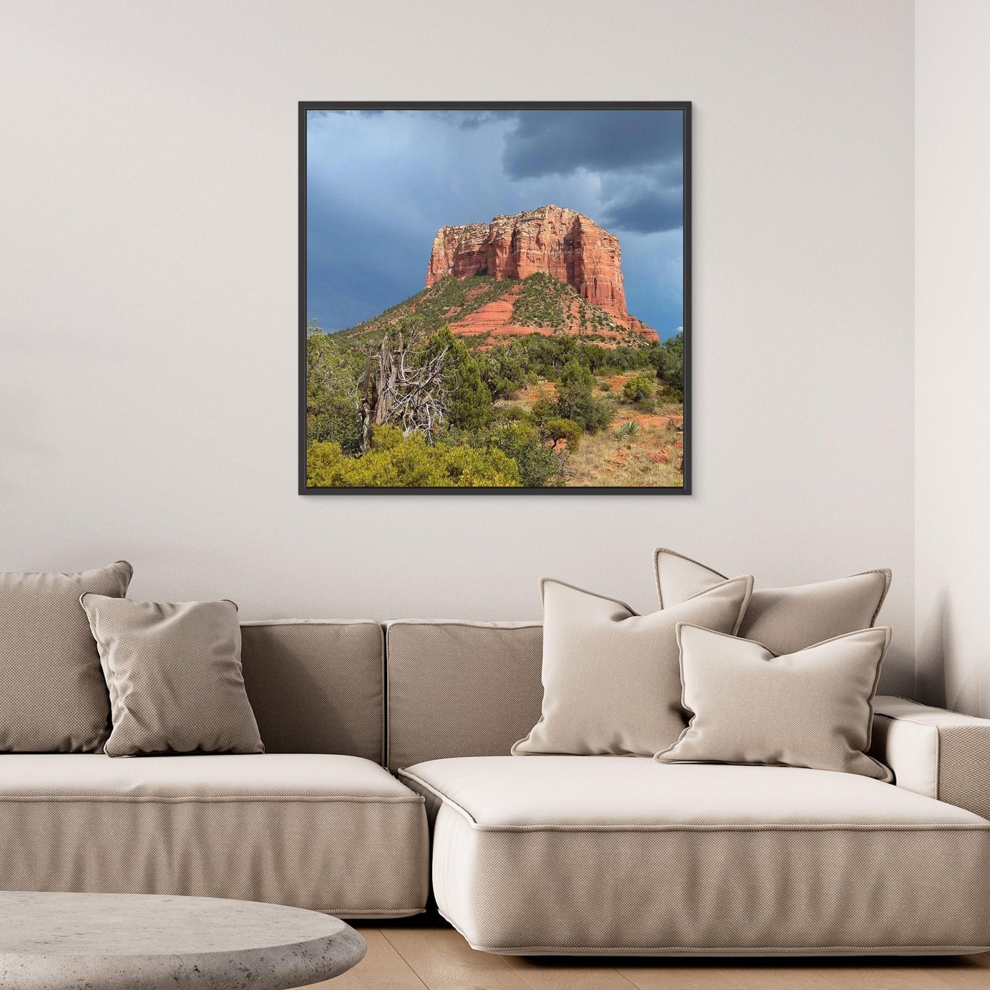 Cathedral Rock Sedona — Framed Canvas Print