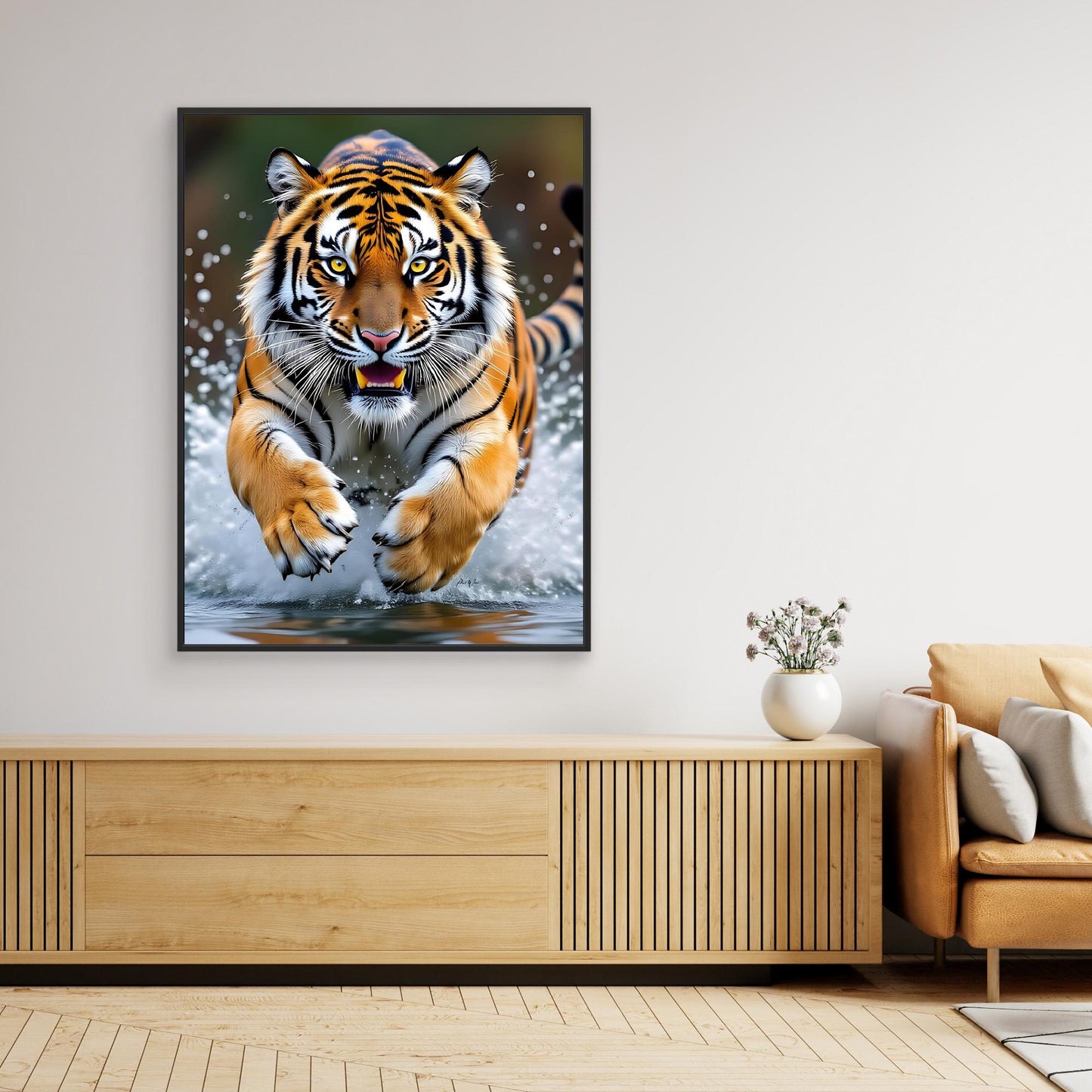 The Mighty Tiger - Canvas Wall Art