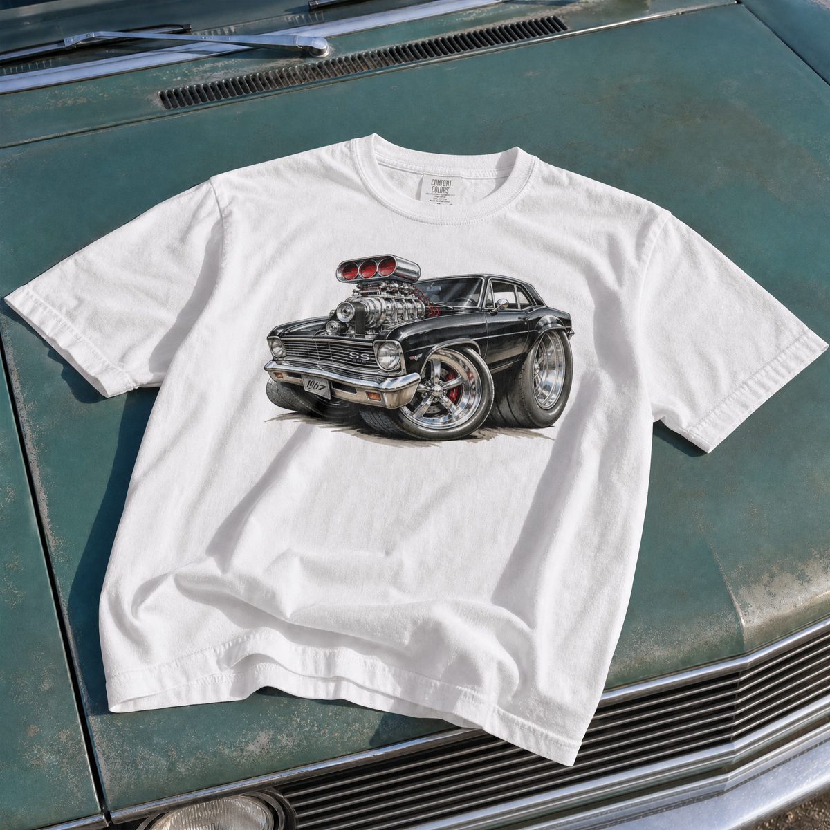 Unisex Classic T-Shirts - 1967 Chevy Nova