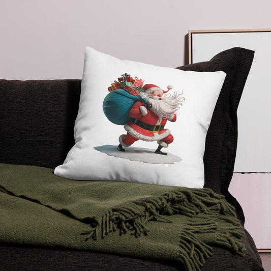 Whimsical Santa Claus Premium Pillow