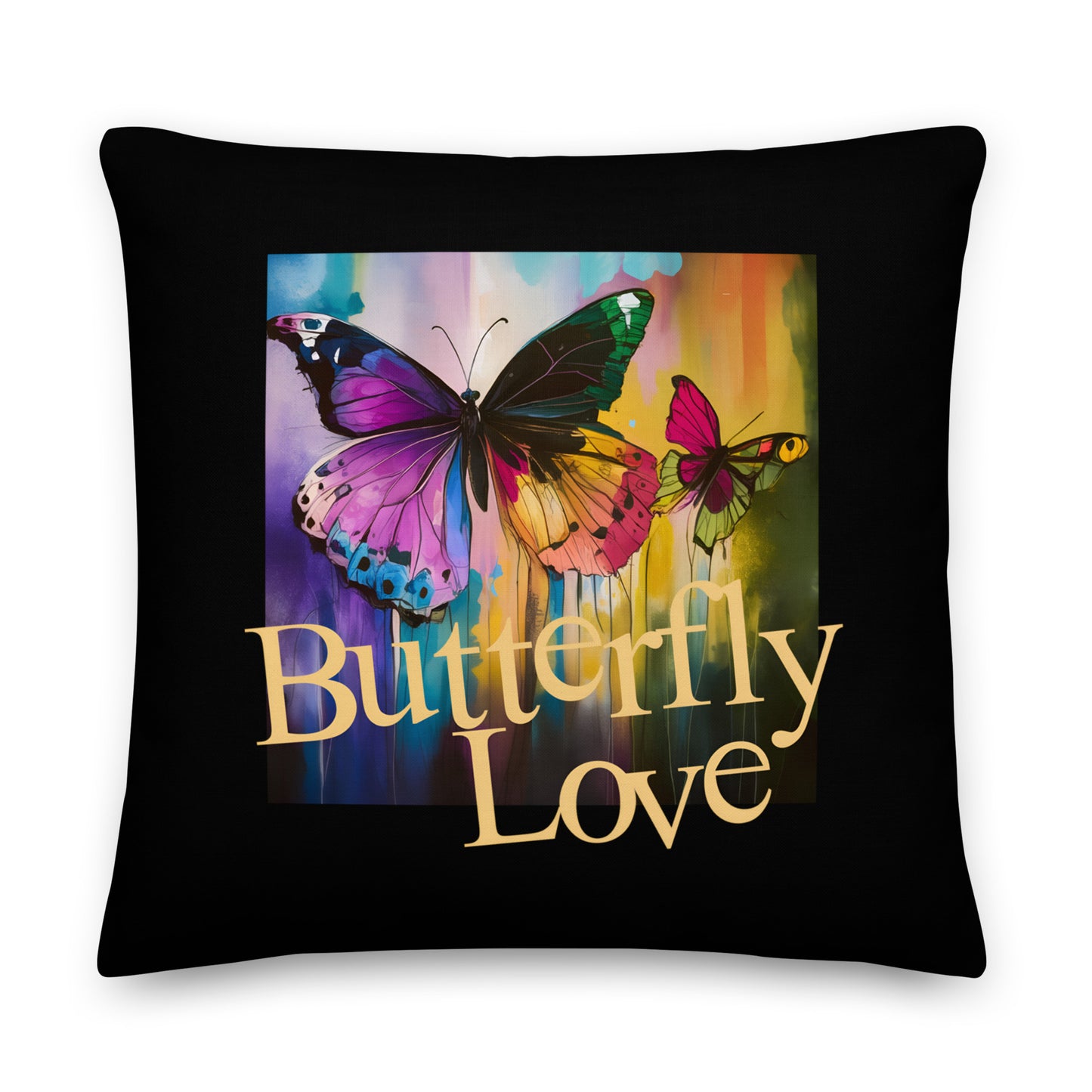 Butterfly Love Premium Pillow