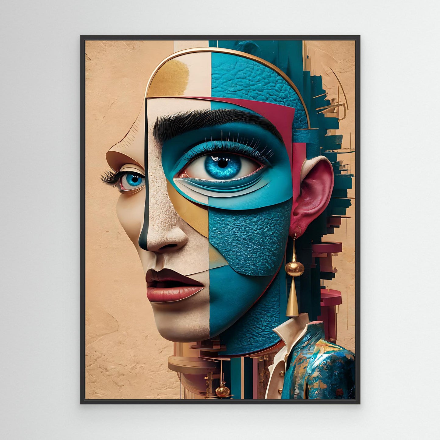 Enchanted Surreal Portrait - Canvas Art Print