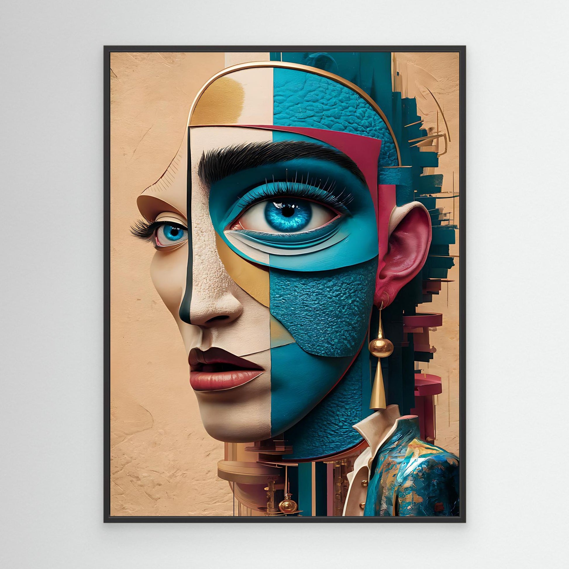 Enchanted Surreal Portrait - Canvas Art Print