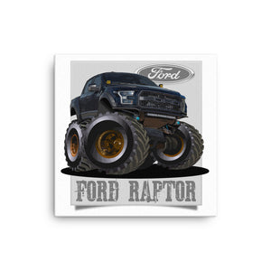 2018 Ford Raptor Pickup - Canvas Print