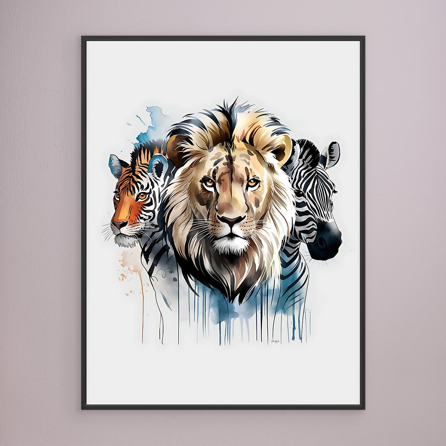 Wildlife Trio - Canvas Art Print