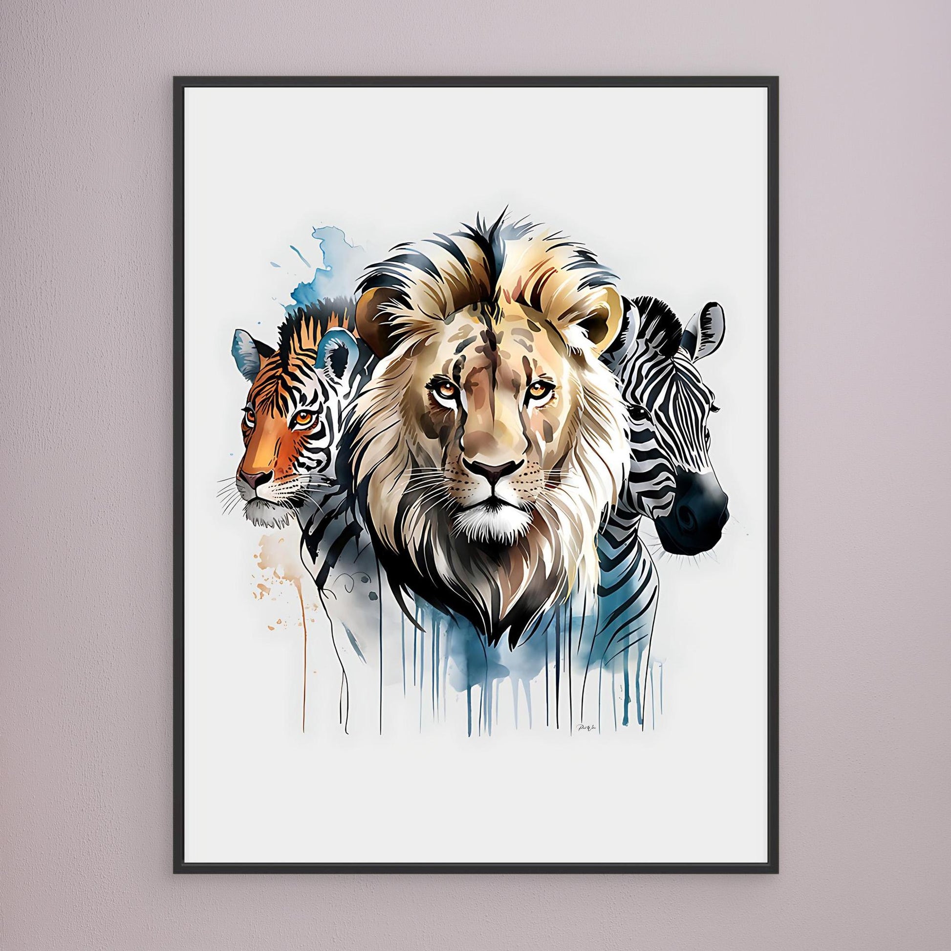 Wildlife Trio - Canvas Art Print