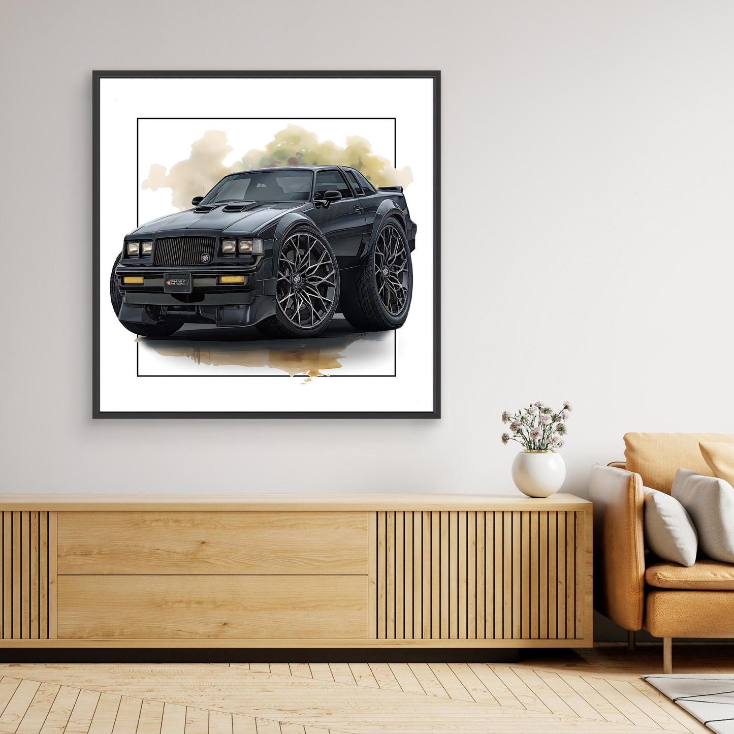 Buick Grand National - Framed Canvas Print