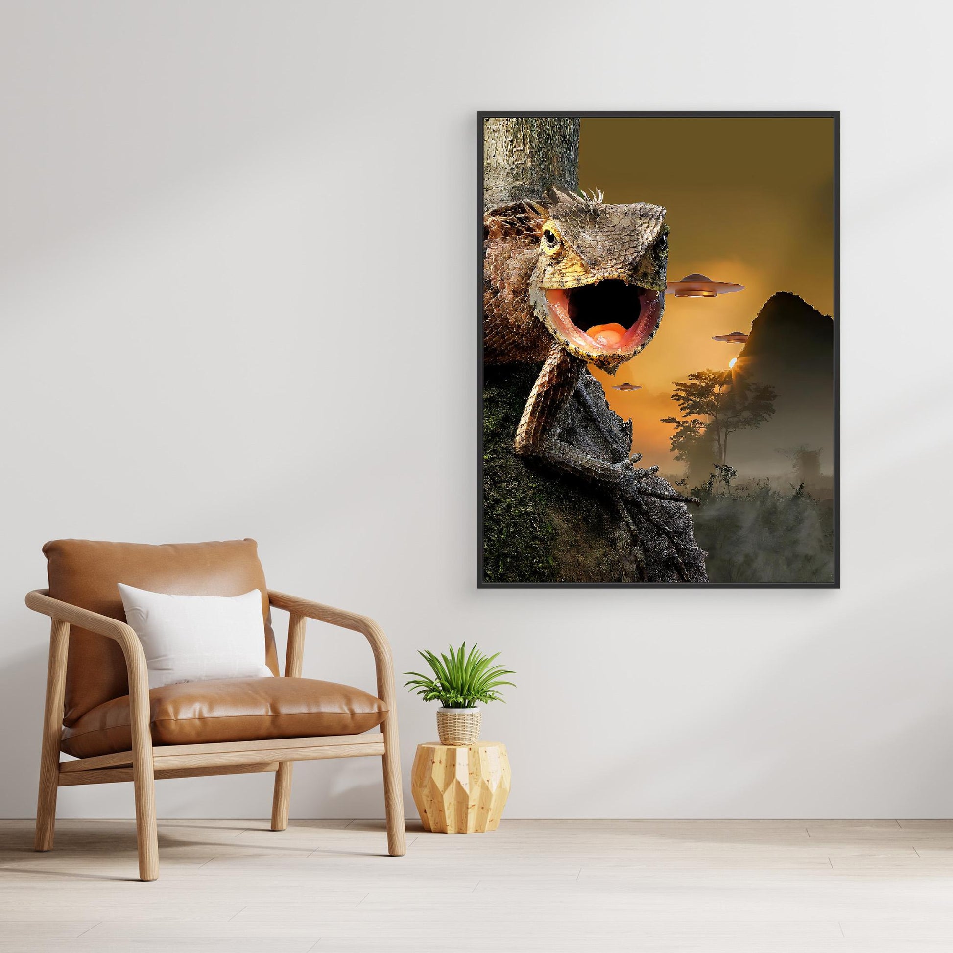 Iguana Fantasy - Canvas Art Print