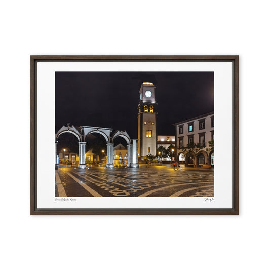 Ponta Delgada - Azores, Portugal Framed Canvas