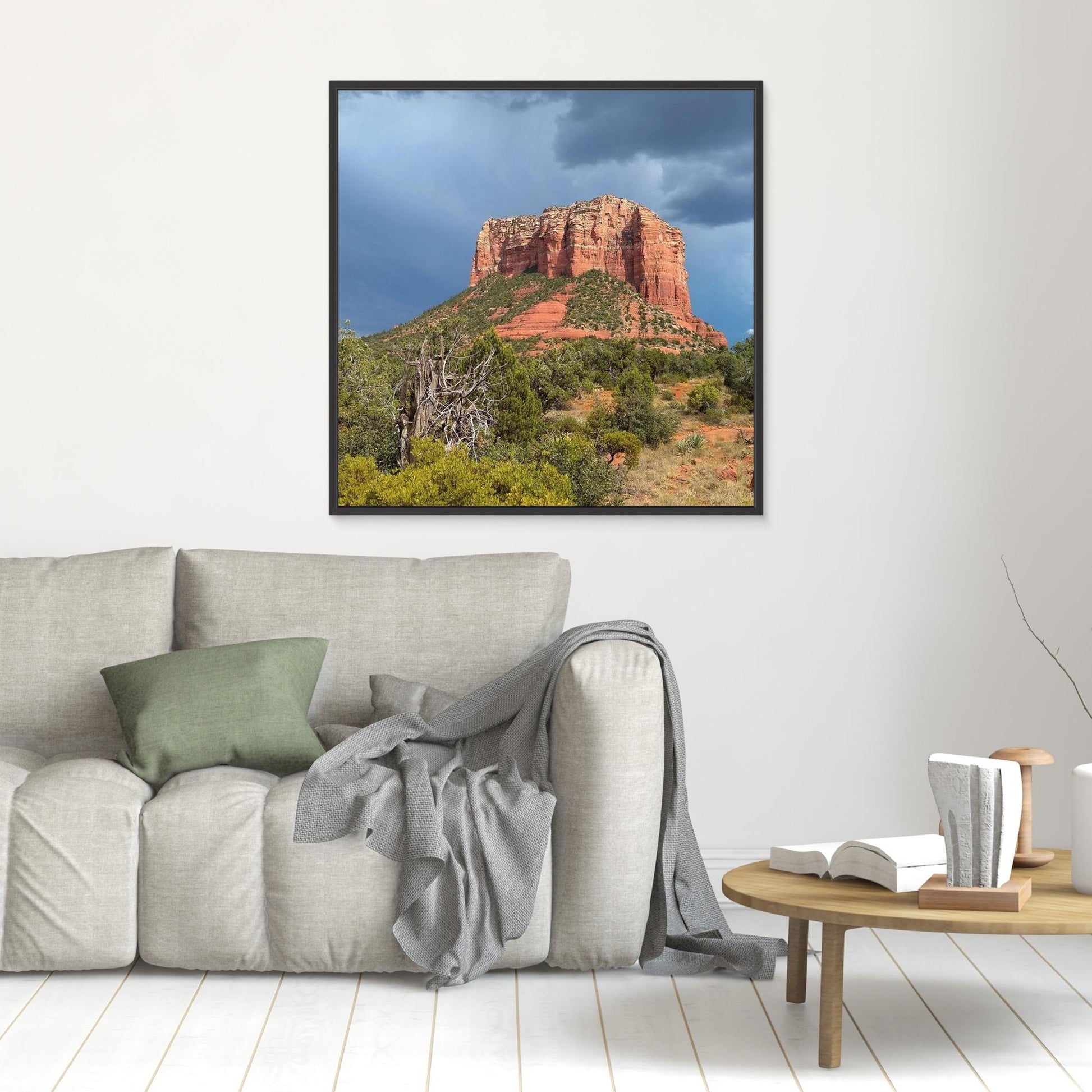 Cathedral Rock Sedona — Framed Canvas Print