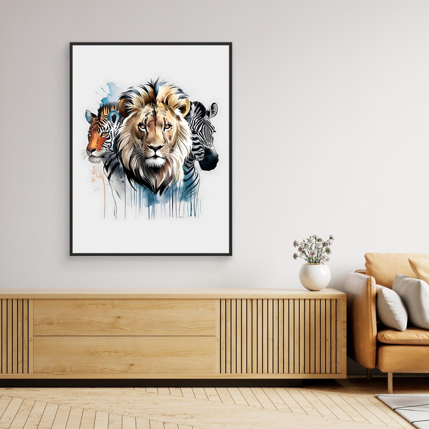 Wildlife Trio - Canvas Art Print