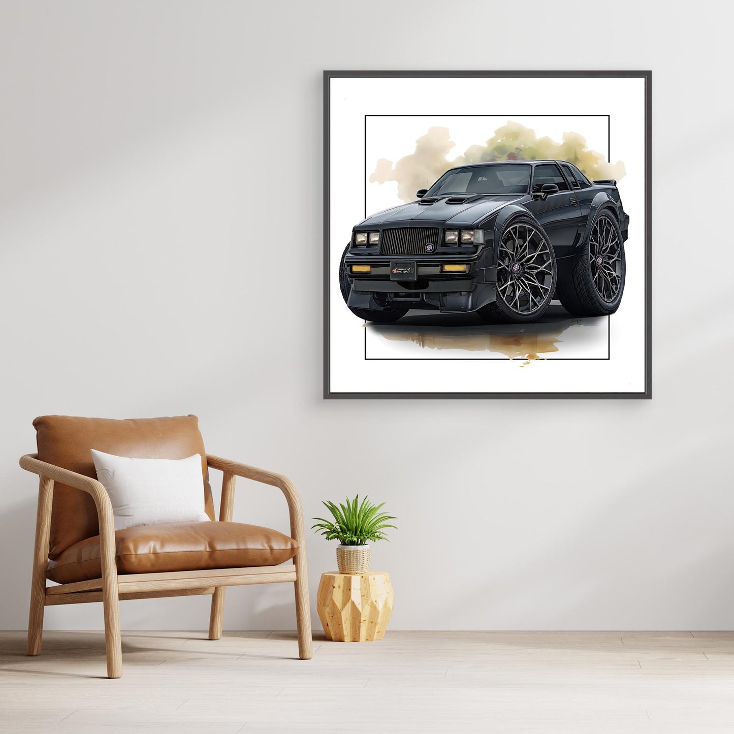 Buick Grand National - Framed Canvas Print