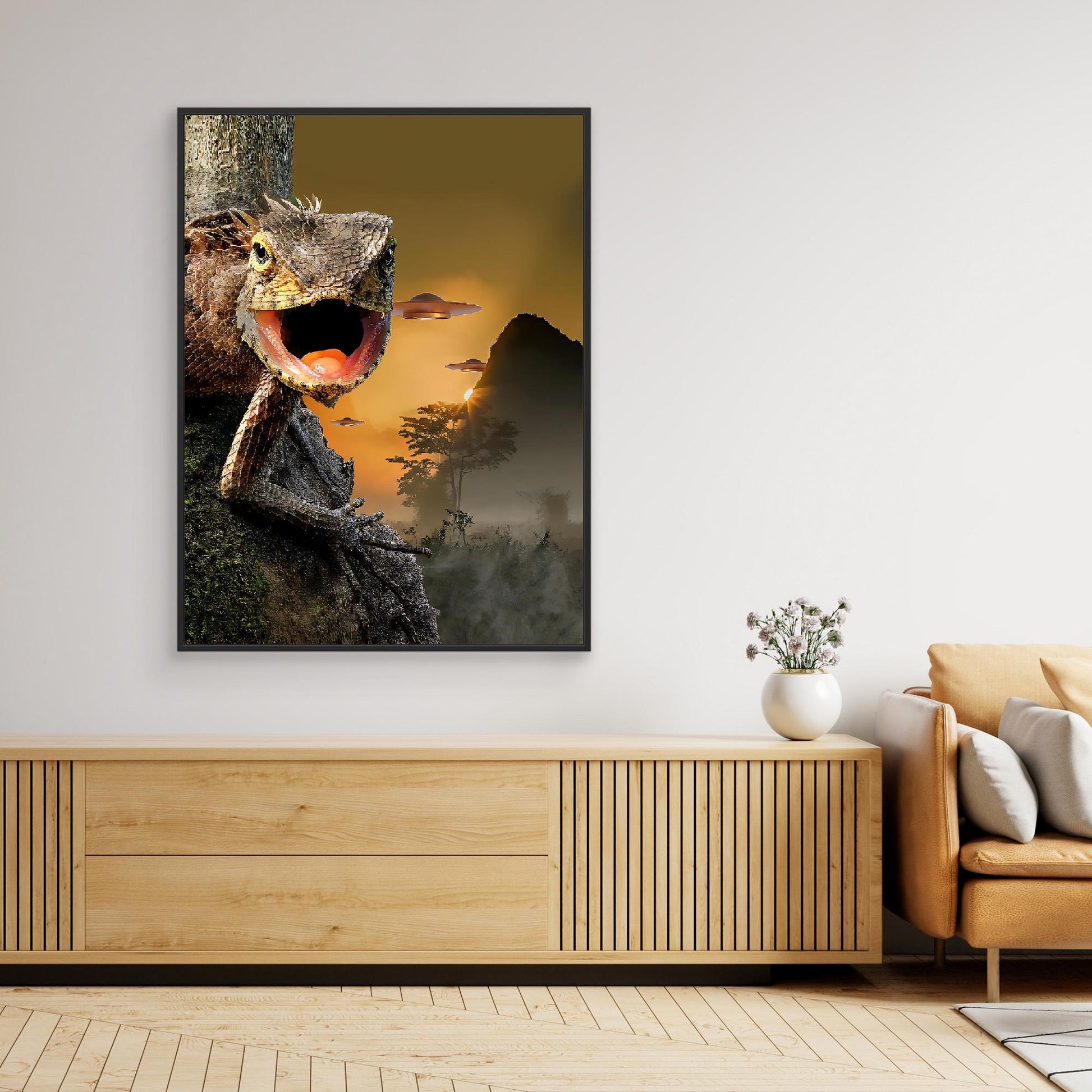 Iguana Fantasy - Canvas Art Print