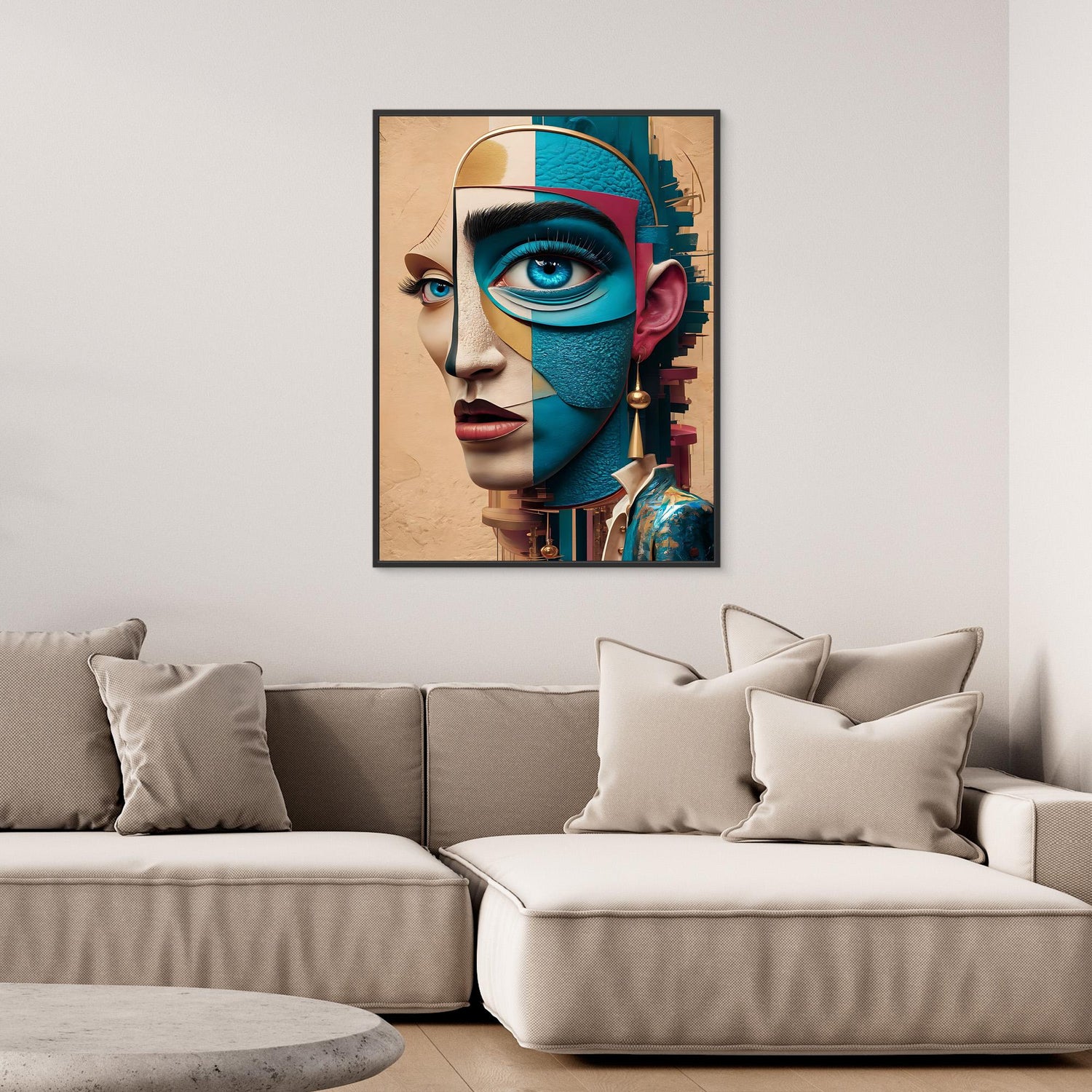 Enchanted Surreal Portrait - Canvas Art Print
