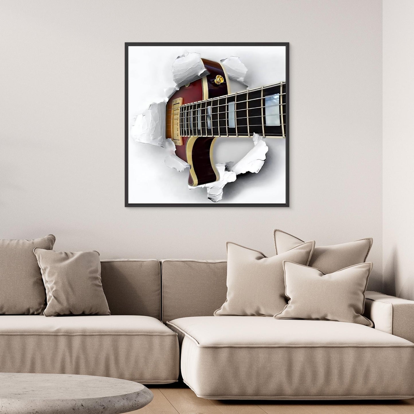 Breakthrough Sound — Framed Canvas Print