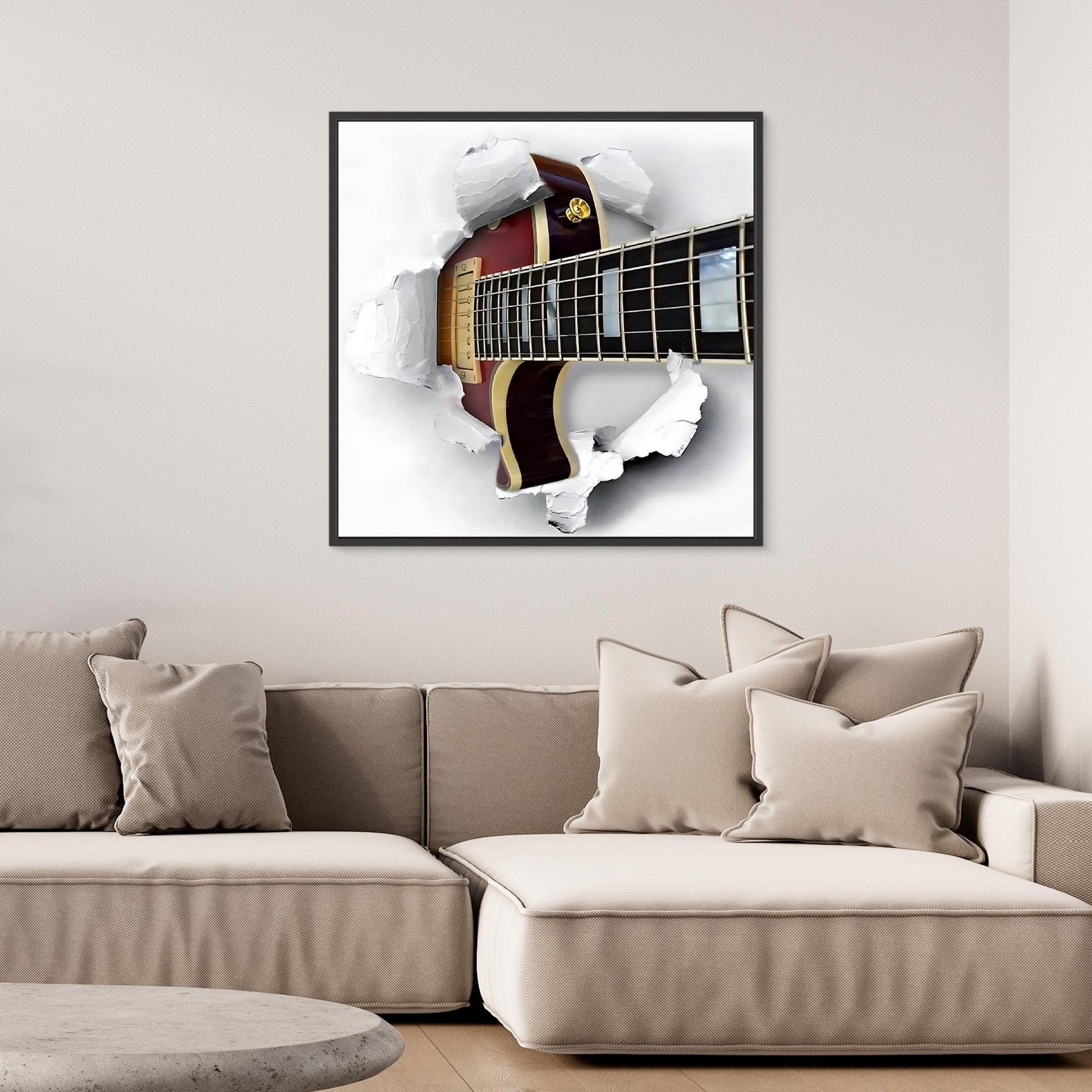 Breakthrough Sound — Framed Canvas Print