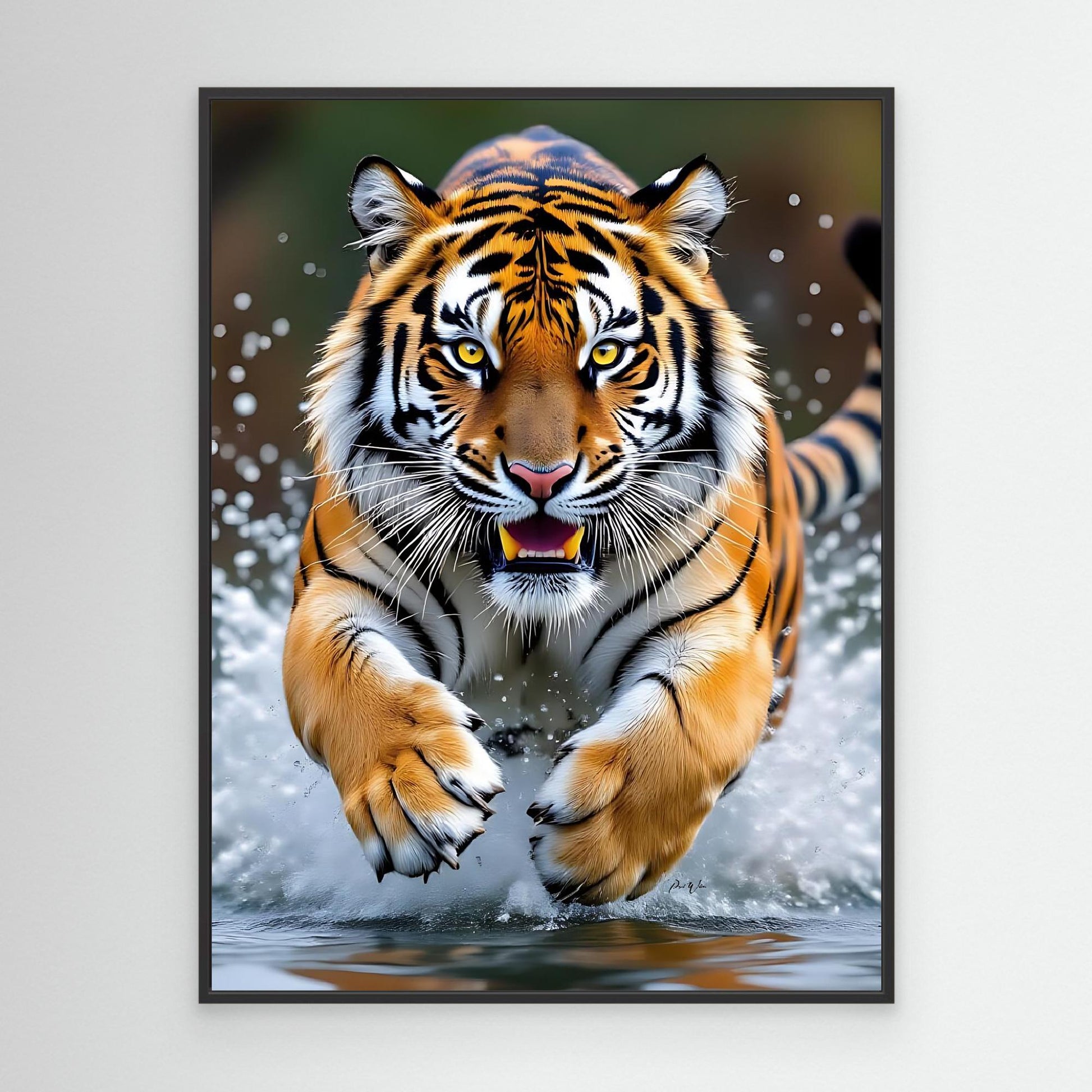 The Mighty Tiger - Canvas Wall Art