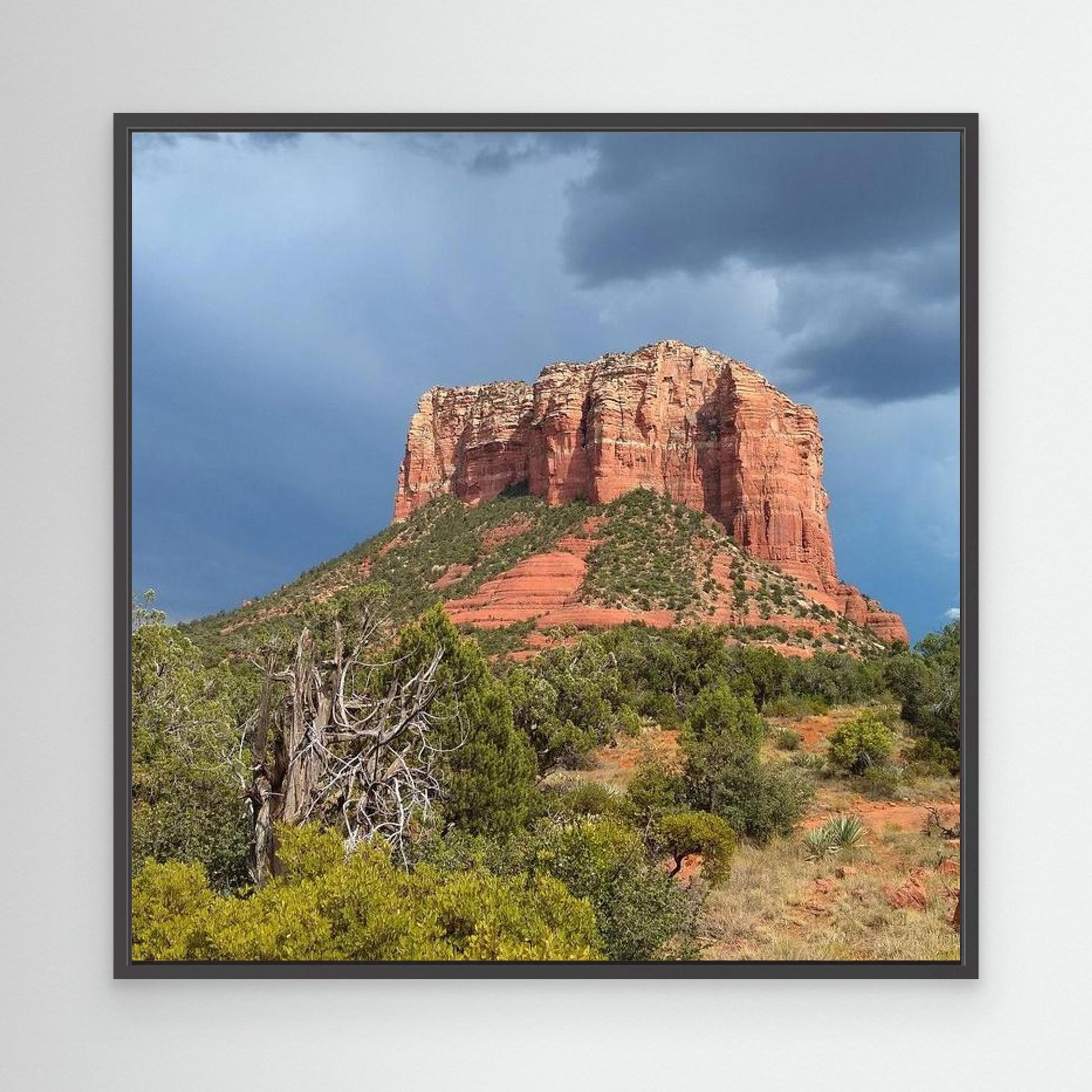 Cathedral Rock Sedona — Framed Canvas Print