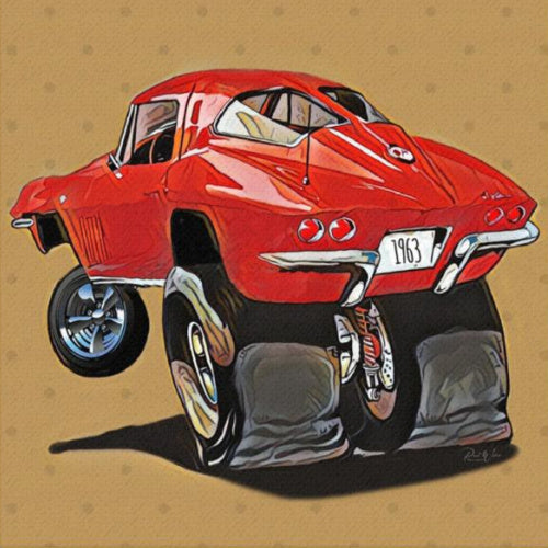 Big Slicks 1963 Corvette Split Window