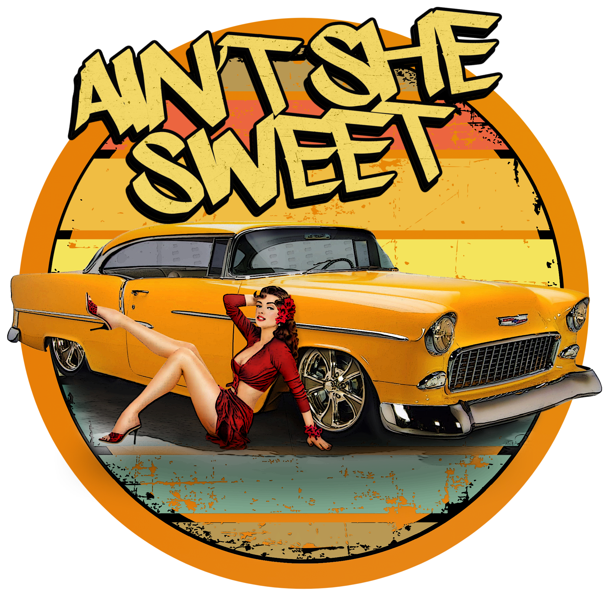 Ain't She Sweet 1955 Chevy - Image