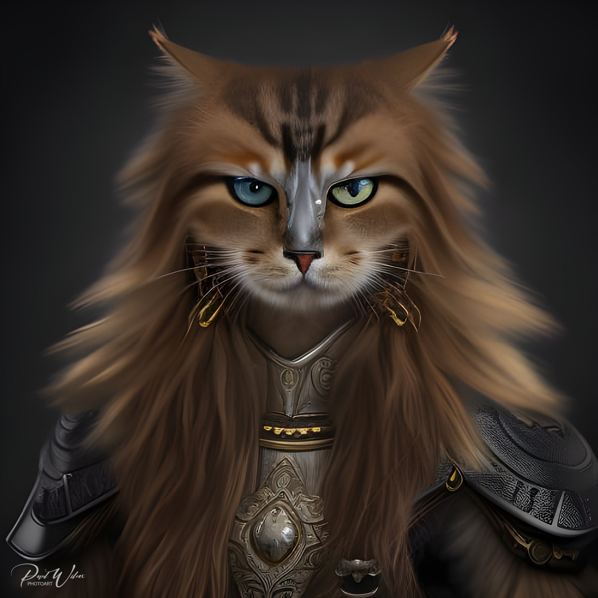 Anthropomorphic Cat Warrior - Image