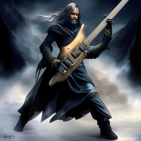 Aragorn Playing the Electric Guitar - Image
