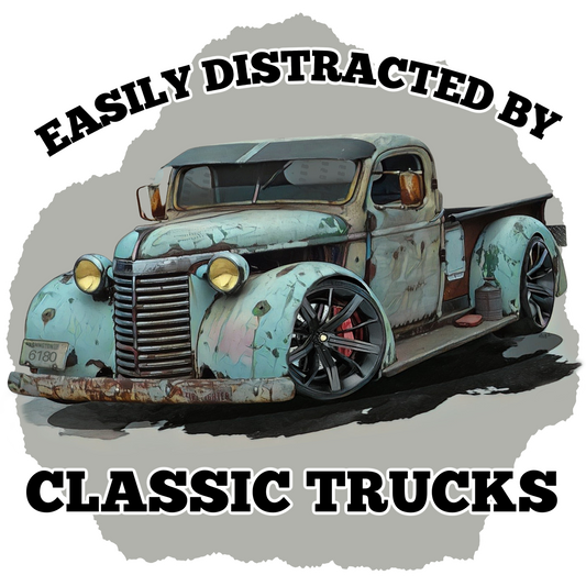 Easily Distracted by Classic Trucks - Image