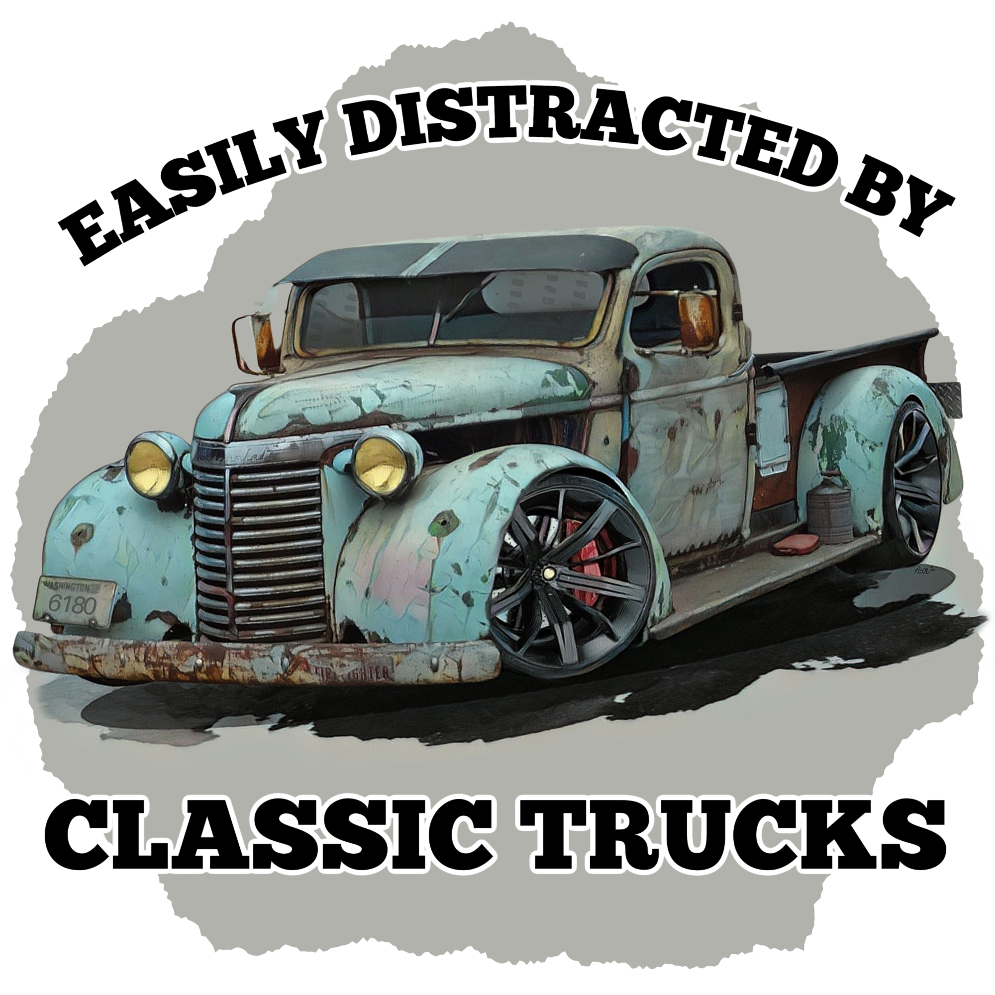 Easily Distracted by Classic Trucks - Image