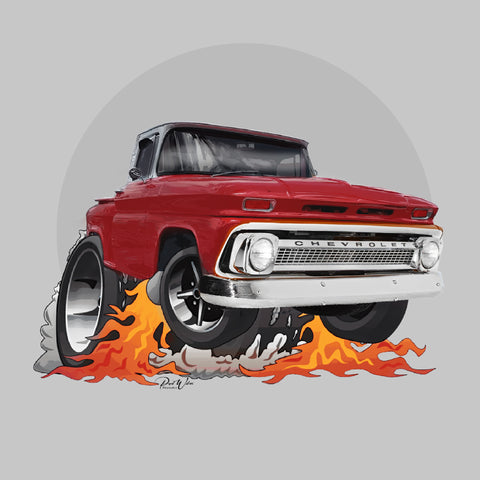 1965 Chevy Pickup Hot Rod Truck Canvas Print