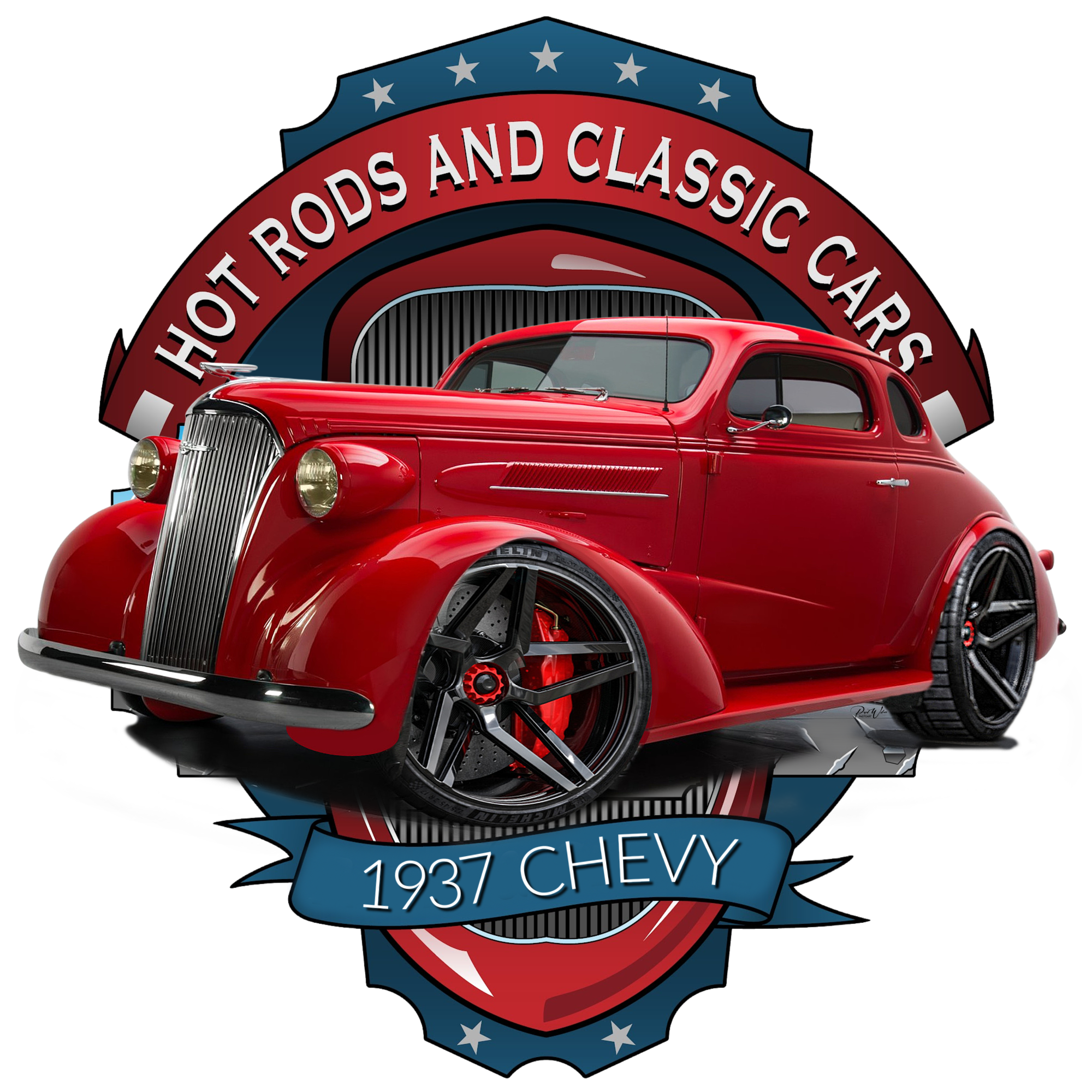 1937 Chevy Classic Hot Rod - Image