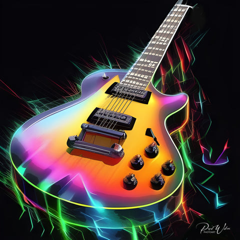 Neon Guitar - Image