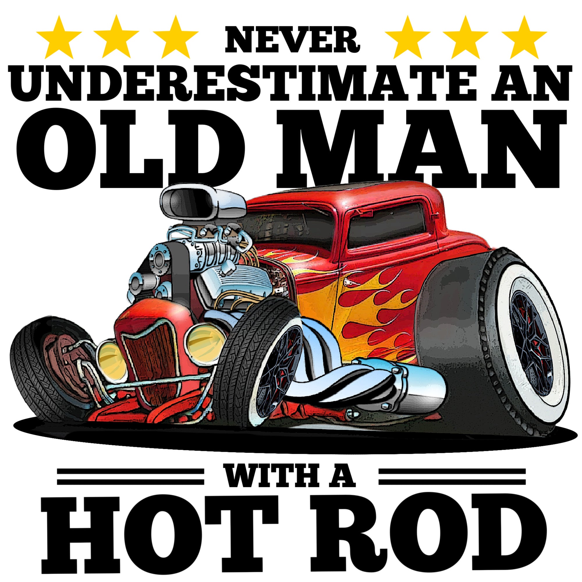 Never Underestimate an Old Man with a Hot Rod - Image