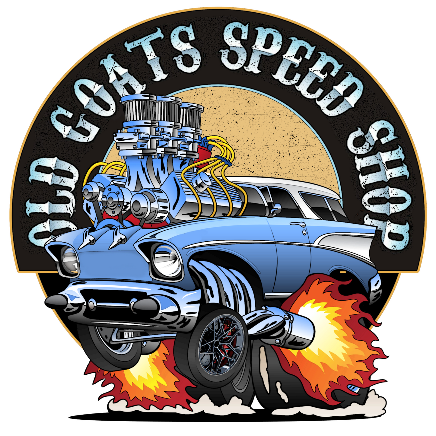 Old Goats Speed Shop - 1957 Chevy Nomad - Image