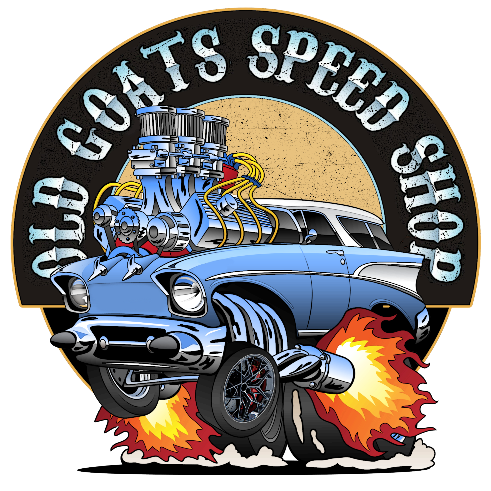 Old Goats Speed Shop - 1957 Chevy Nomad - Image