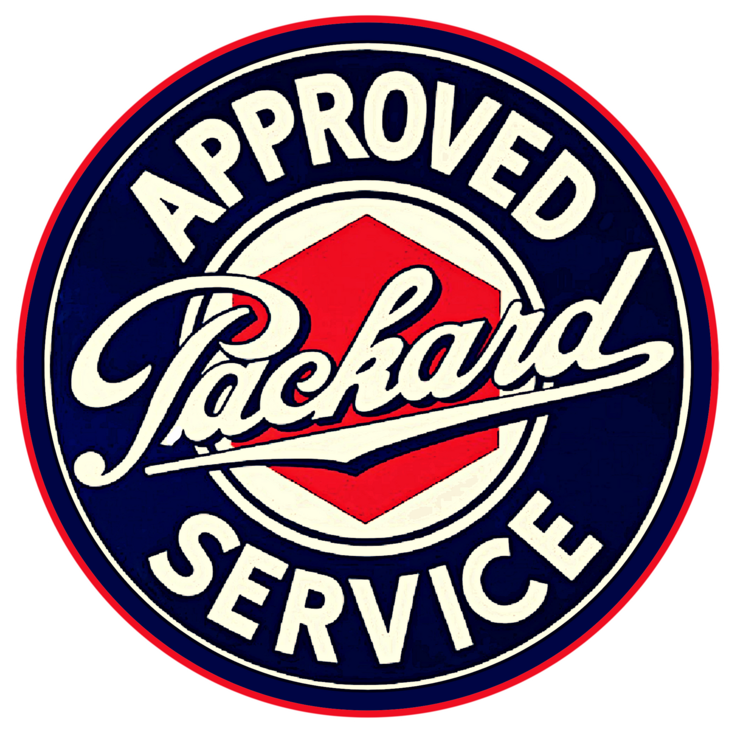 Packard Approved Service Vintage Sign - Image